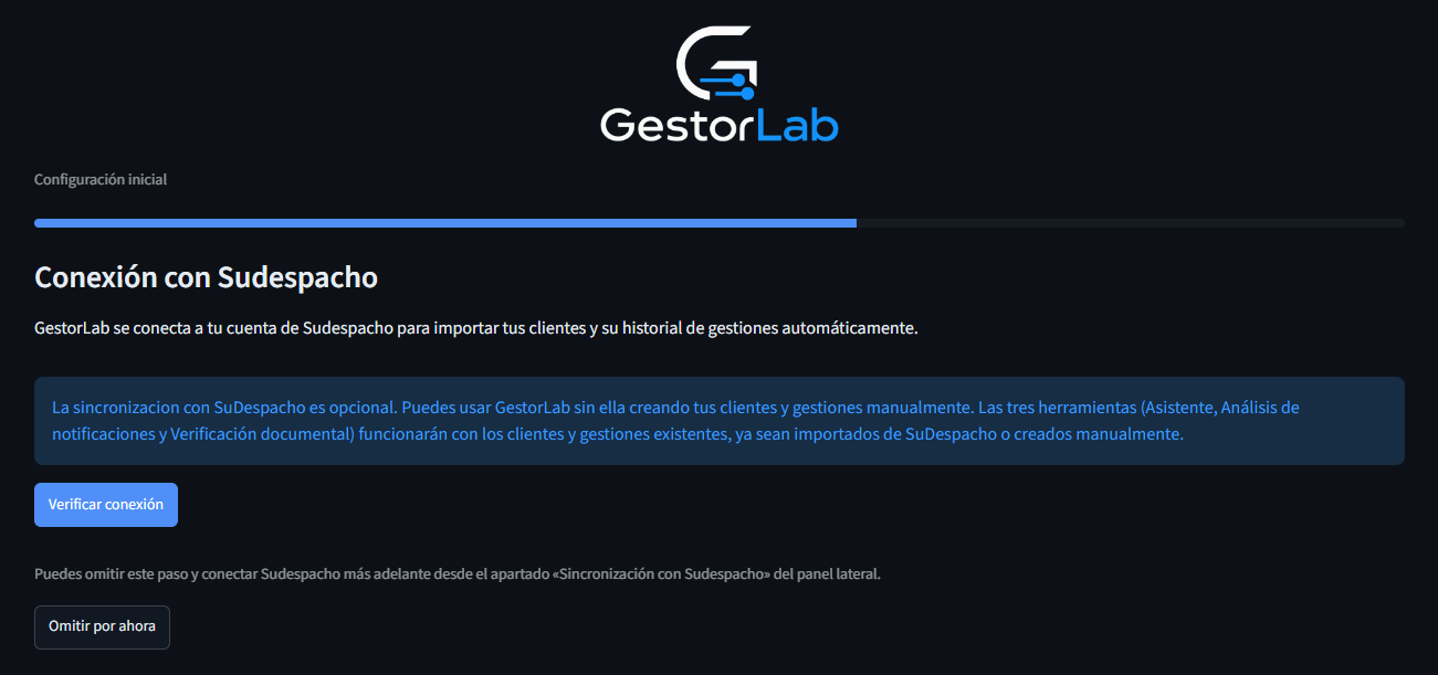 Sincronización de clientes con Sudespacho
